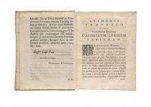 Historiae Lituanae pars prior [...] /Historiae Lituanae pars altera [...] LM-88, LM-89 TI/TII